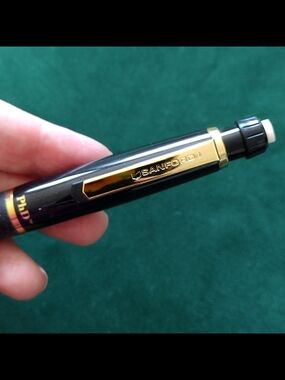Black and Gold Sanford PhD Mechanical Pencil